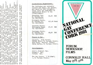 National Gay Conference Leaflet