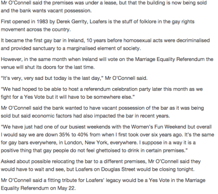 Evening Echo 4 May 2015